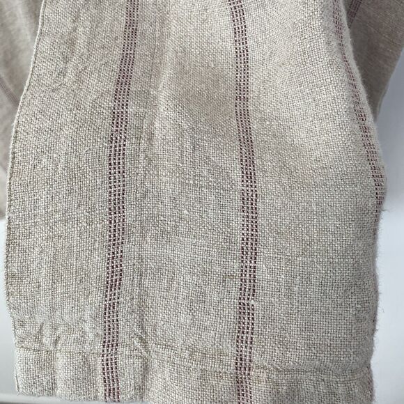 Gudrun Sjoden Striped Linen Cotton Dress Jacket Small Lagenlook Button Down - Picture 10 of 11